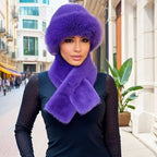 💝Valentine's Day Sale - 50% Off🔥Fluffy Fur Bucket Hat Warm Winter Hat + Free Matching Scarf ⏰